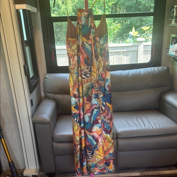 Nicole Miller Multicolor Strappy Dress XS with pockets - Picture 5 of 5